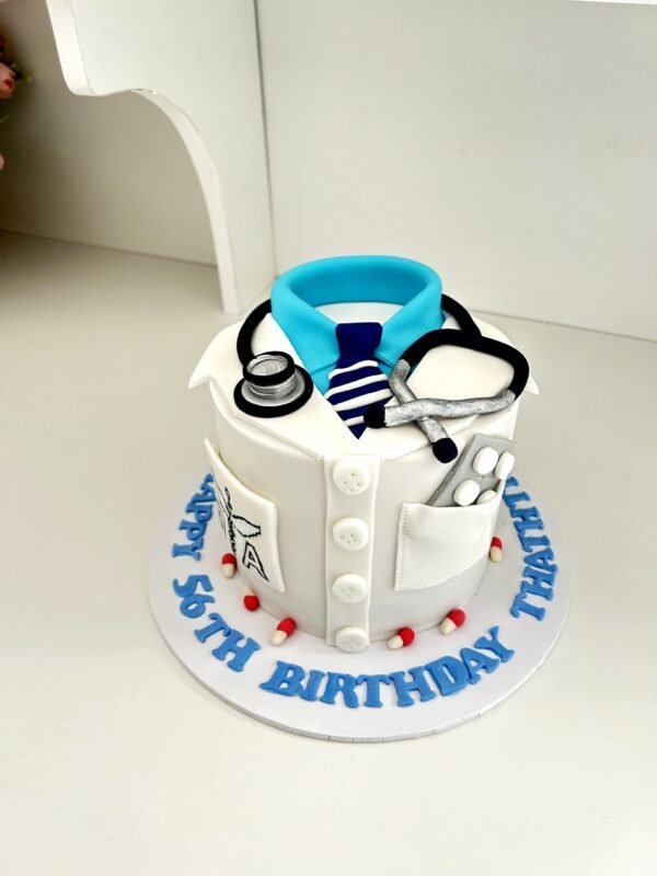 Doctor Theme Birthday Cake
