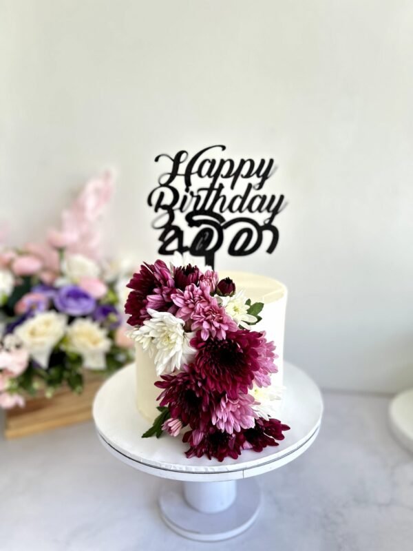 Fresh Flowers Cake for Mum