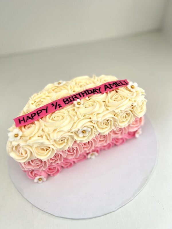 Half Birthday Cake