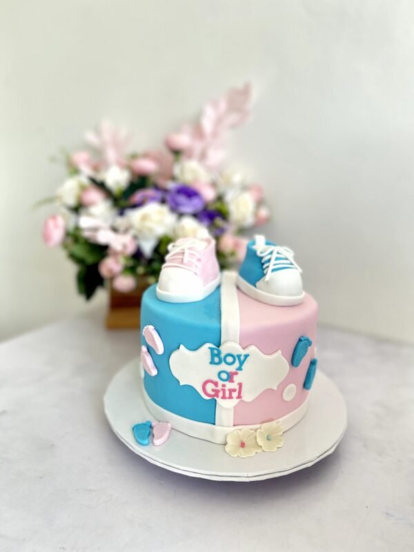 Gender Reveal Cake