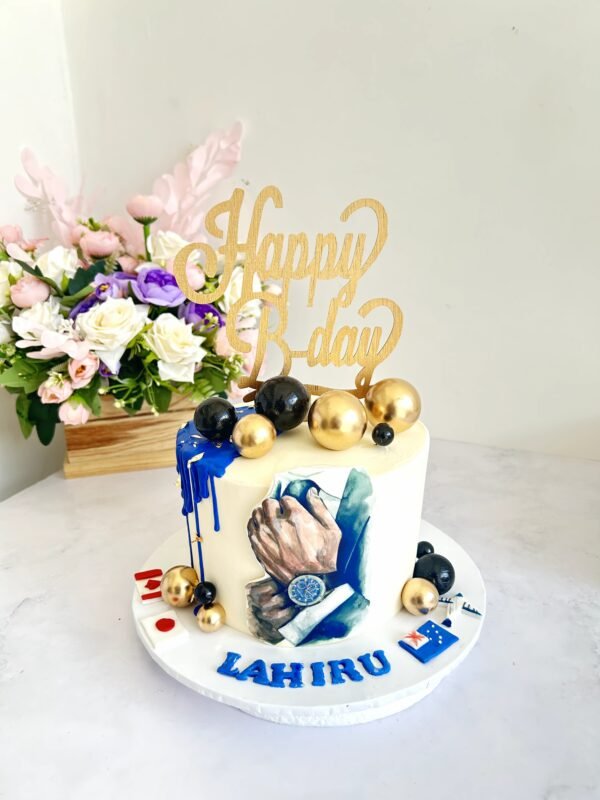 Man in suit theme cake 1.5kg Rs8500