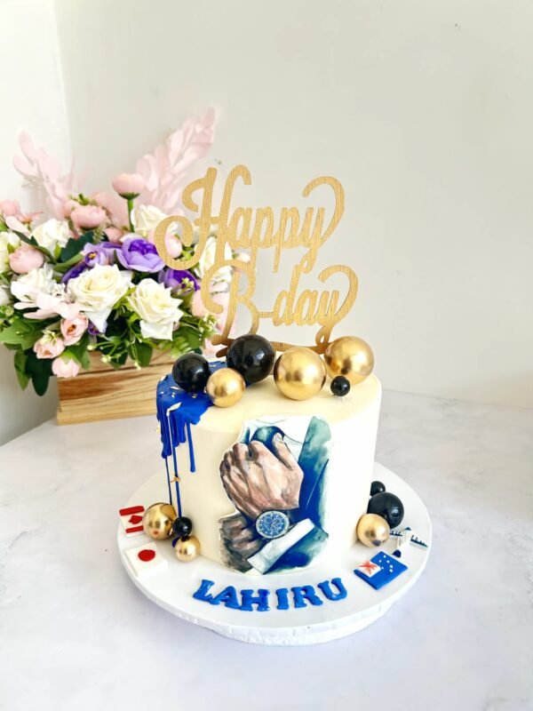 Man in Suit Theme Cake