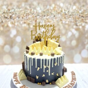 White Chocolate Explosion Cake