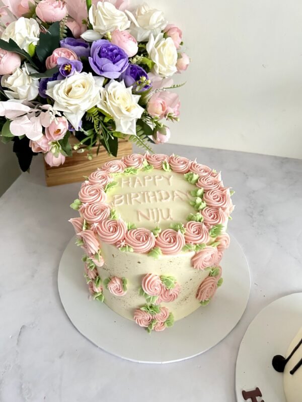 Buttercream Flowers Cake