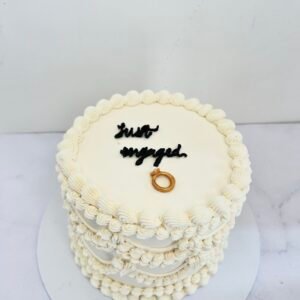 img_1970 Victorian white Buttercream engagement cake