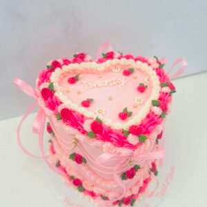 img_2529 Victorian Buttercream cake pink and white