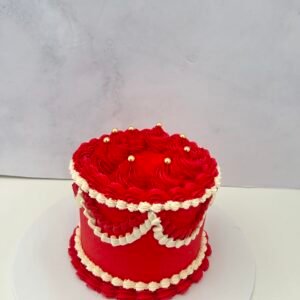 Victorian Buttercream red cake