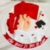 Bachelor/Bachelorette party Bed cake