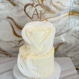Wafer paper wedding cake