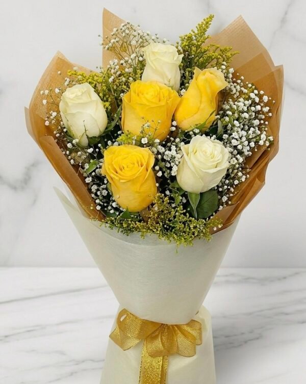 Golden Hour Rose Bouquet