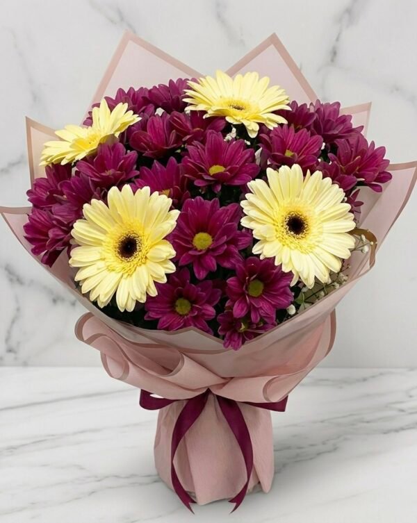 Gerbera and Chrysanthemum Fusion